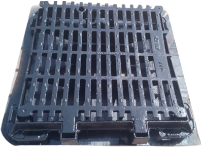 Cadre et grille concave E600 ANP en fonte ductile