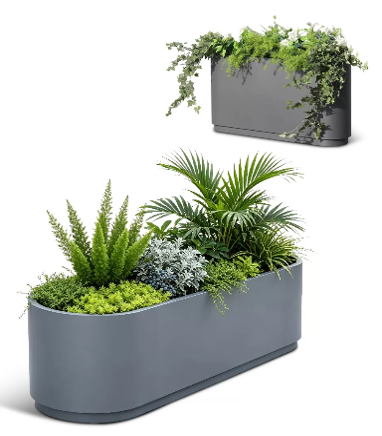 Jardinière ovale arrondie